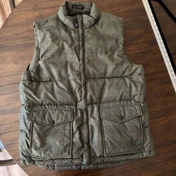 Reversible Gotcha Glacier Men’s down and feather filled winter vest size LG - Picture 2 of 16